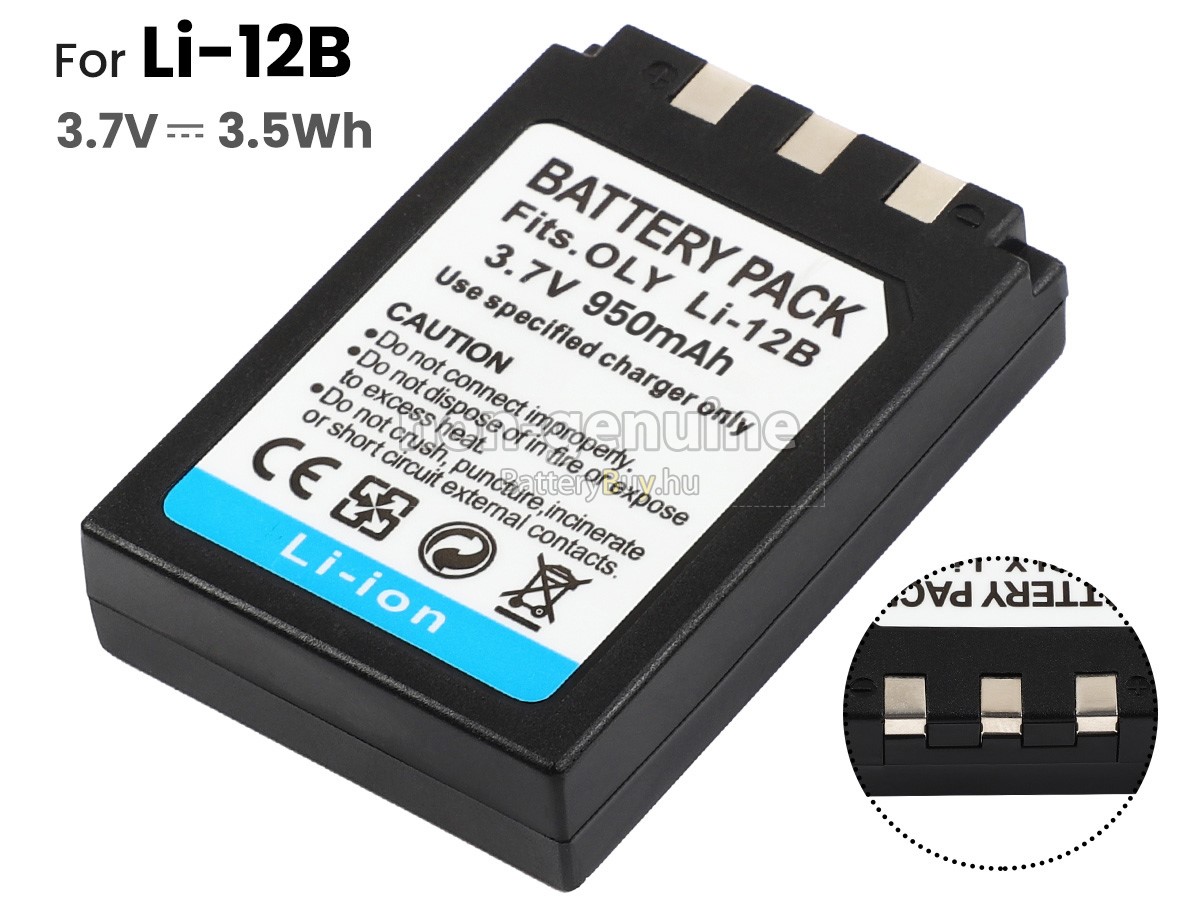 Olympus CAMEDIA D-590 helyettesítő akkumulátor