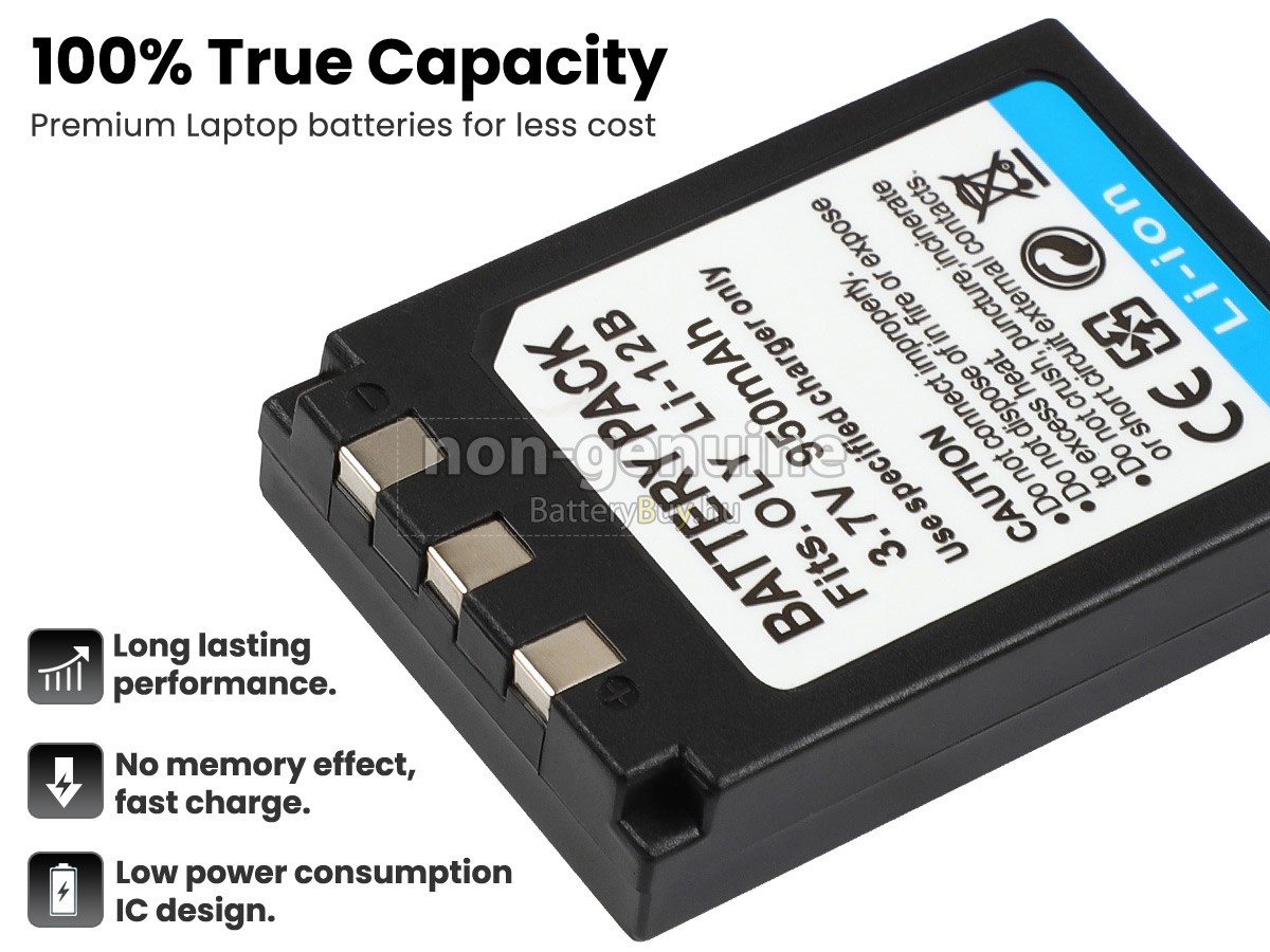 Olympus CAMEDIA D-590 helyettesítő akkumulátor