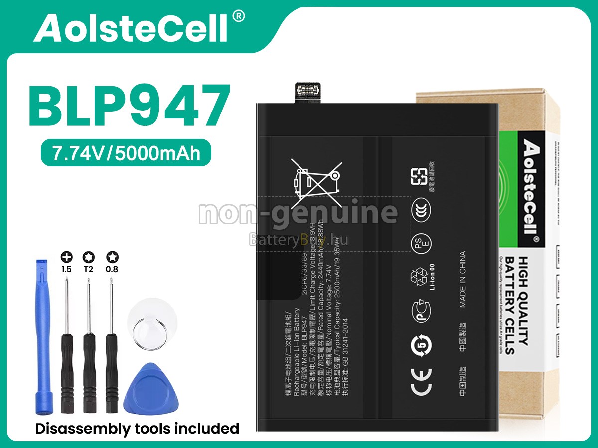 Oppo BLP947 helyettesítő akkumulátor