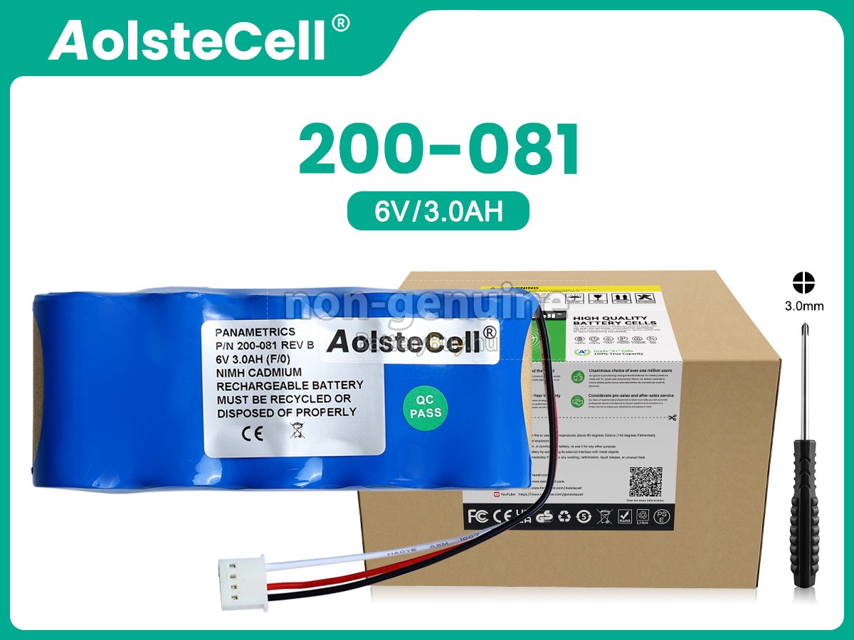 Panametrics 200-081 helyettesítő akkumulátor