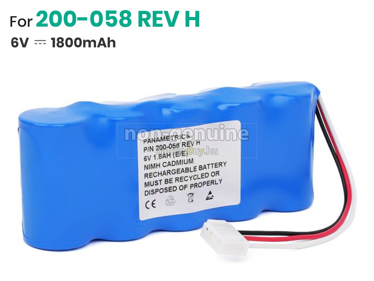 Panametrics MAGNA-MIKE 8500 helyettesítő akkumulátor