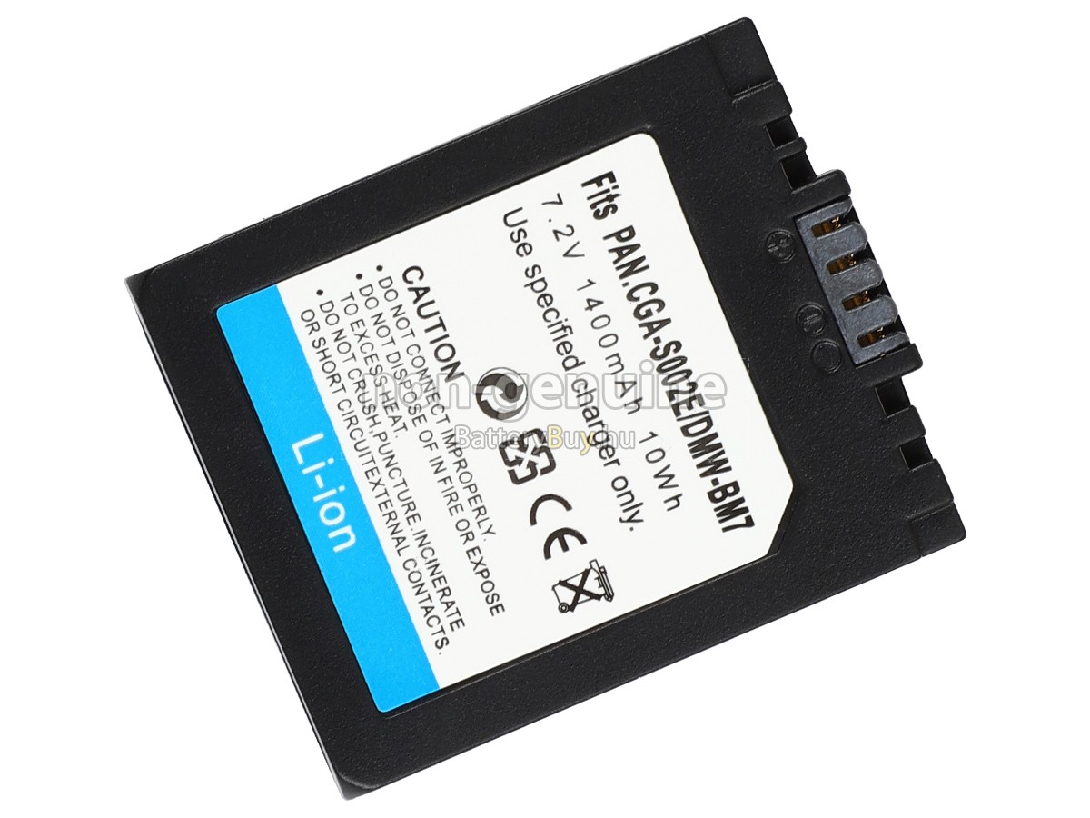 Panasonic LUMIX DMC-FZ5GN helyettesítő akkumulátor