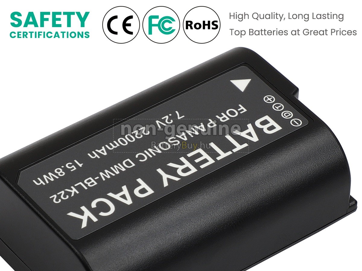 Panasonic DC-GH6L helyettesítő akkumulátor