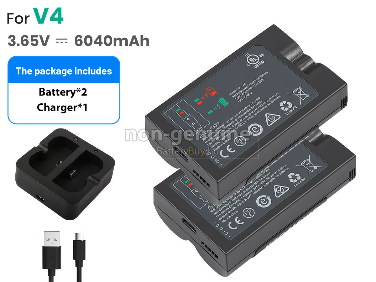 Ring DOORBELL 4 WIRELESS DOORBELL WITH CAMERA helyettesítő akkumulátor