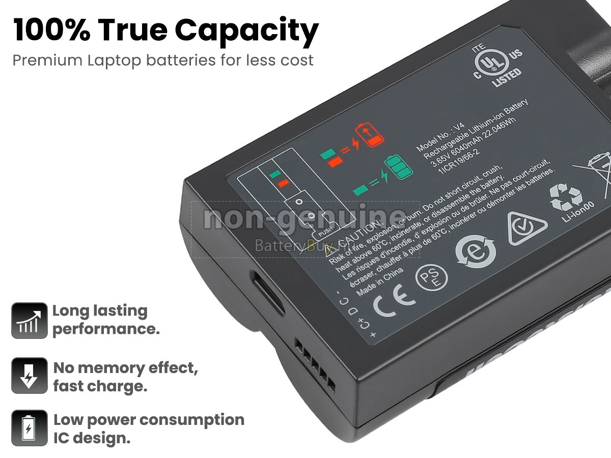 Ring DOORBELL 4 WIRELESS DOORBELL WITH CAMERA helyettesítő akkumulátor