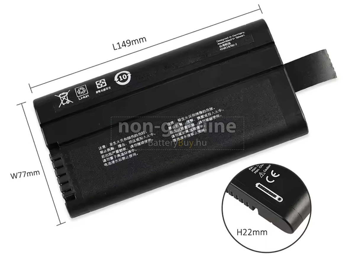 RRC RRC2054-2 helyettesítő akkumulátor