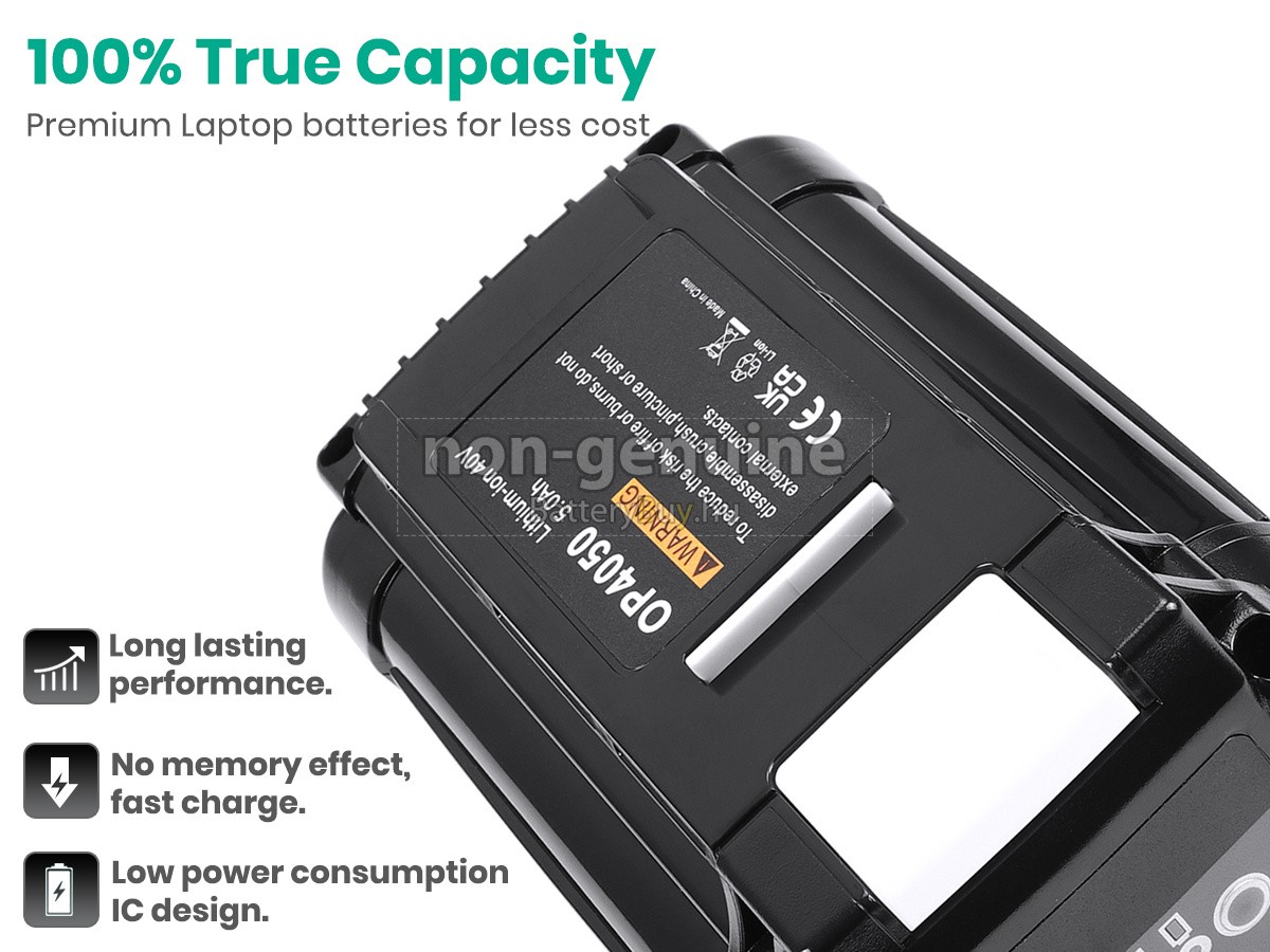 Ryobi RY40502A helyettesítő akkumulátor