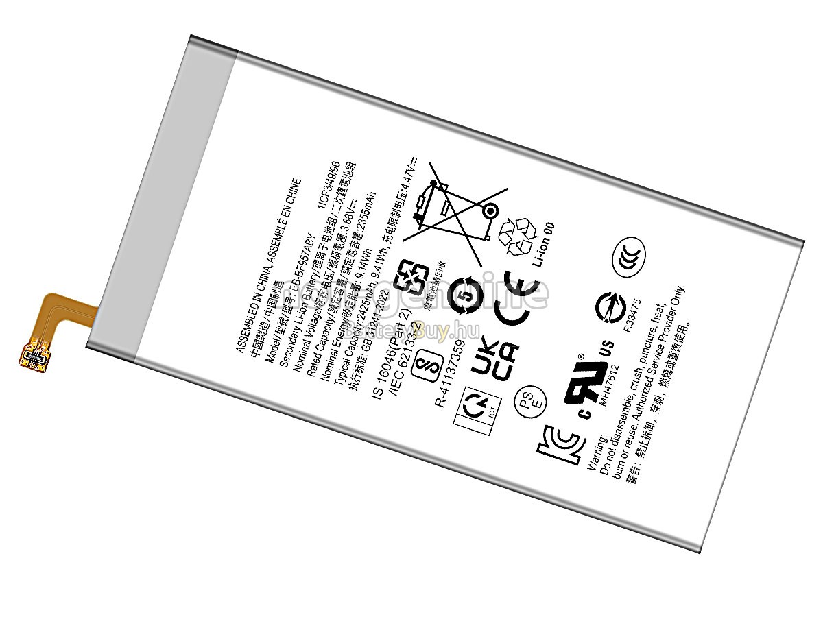 Samsung EB-BF957ABY helyettesítő akkumulátor