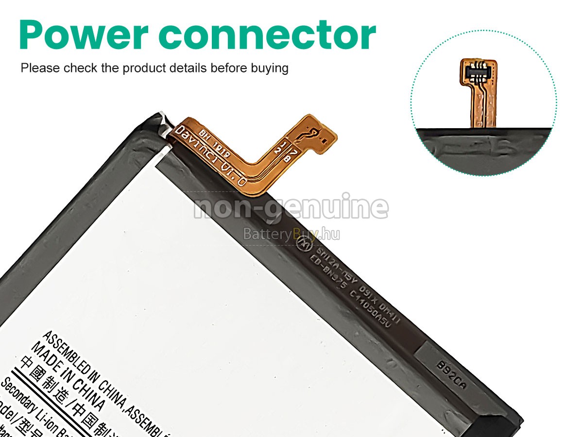 Samsung NOTE 10 LITE helyettesítő akkumulátor