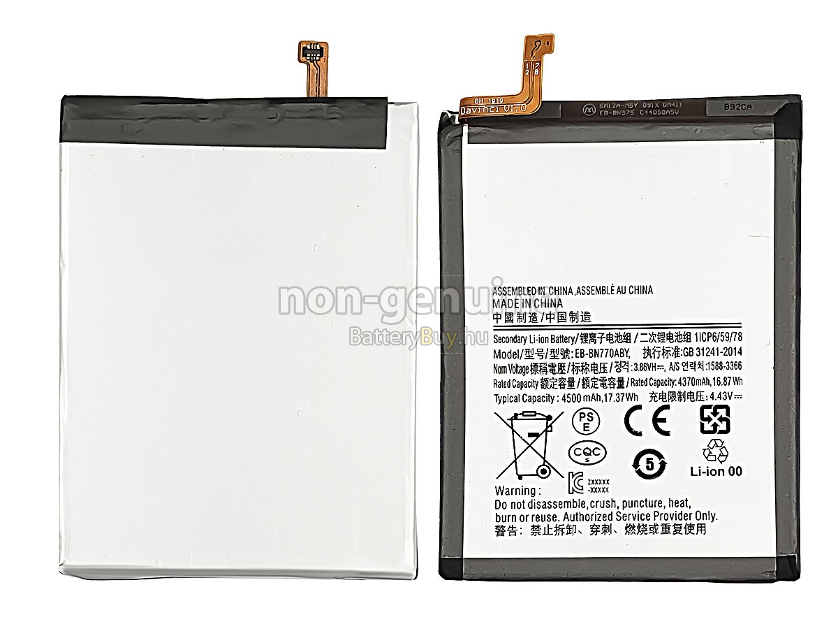 Samsung NOTE 10 LITE helyettesítő akkumulátor