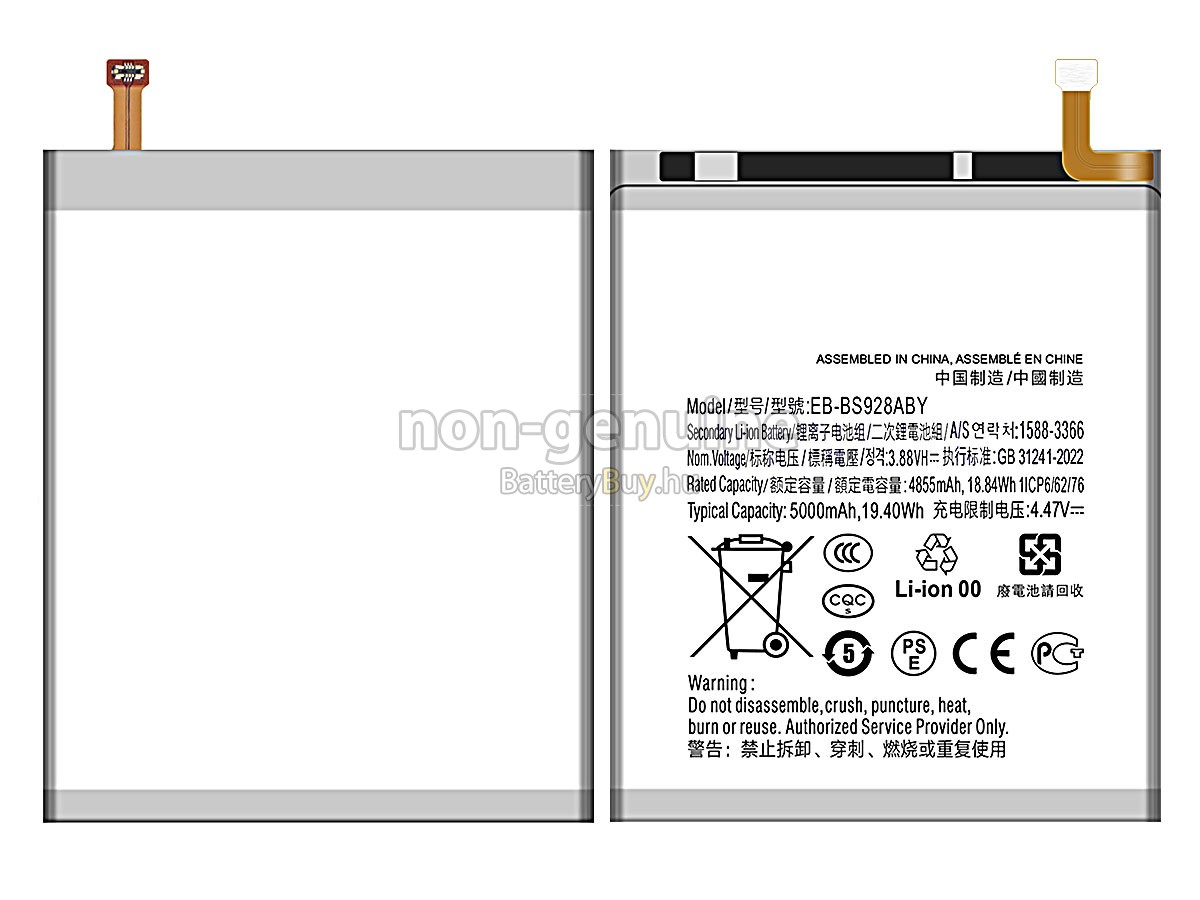 Samsung EB-BS928ABY helyettesítő akkumulátor