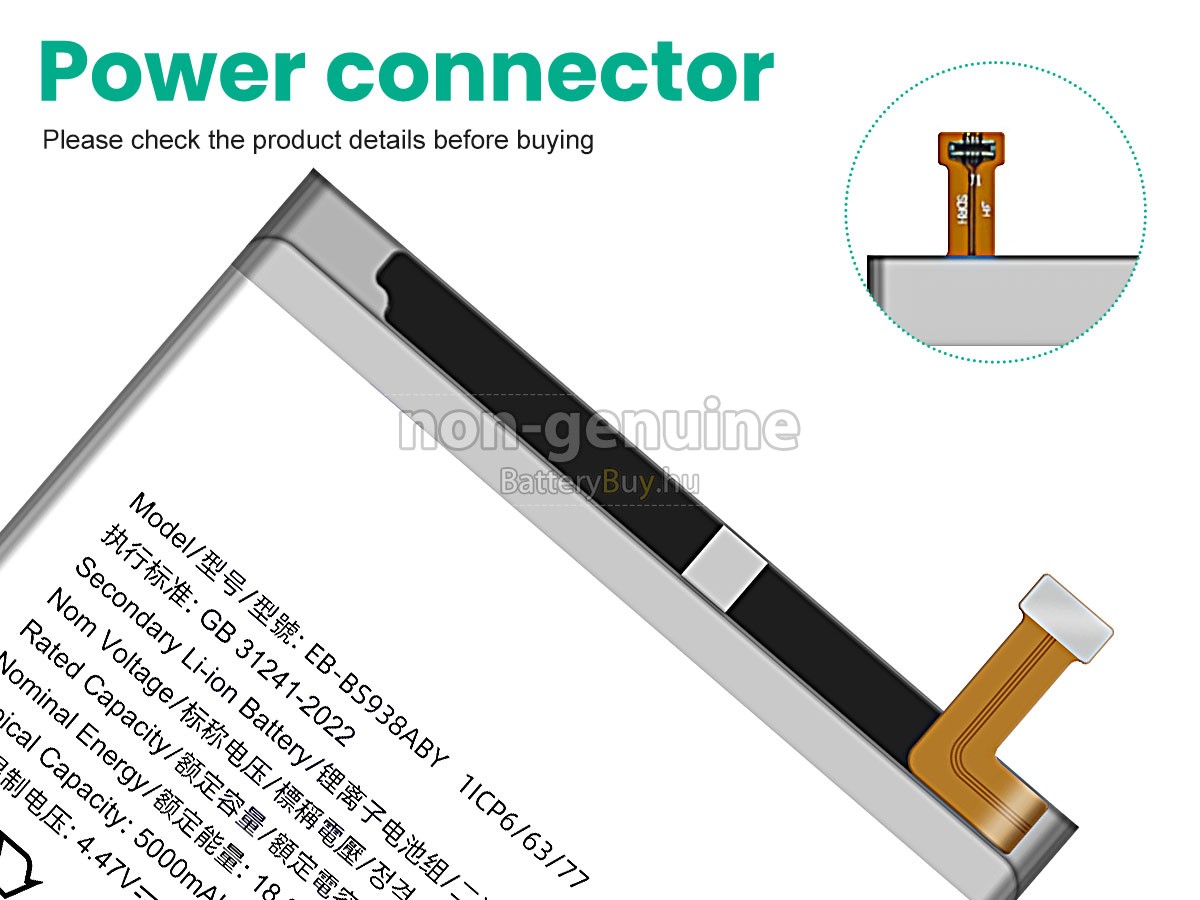 Samsung EB-BS938ABY helyettesítő akkumulátor