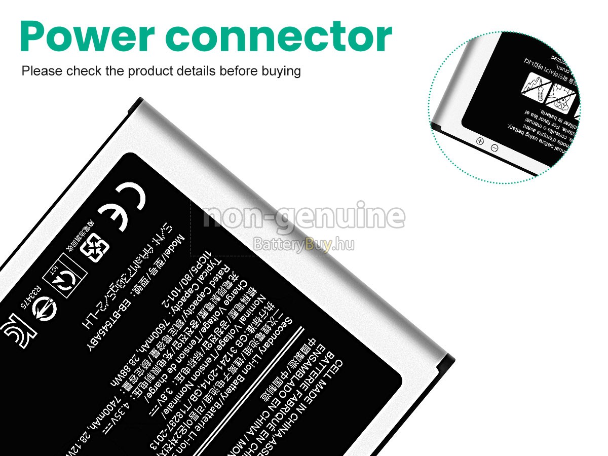 Samsung EB-BT545ABY(101) helyettesítő akkumulátor