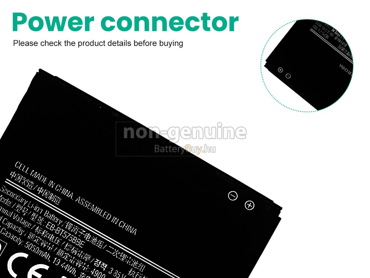 Samsung EB-BT575BBE helyettesítő akkumulátor
