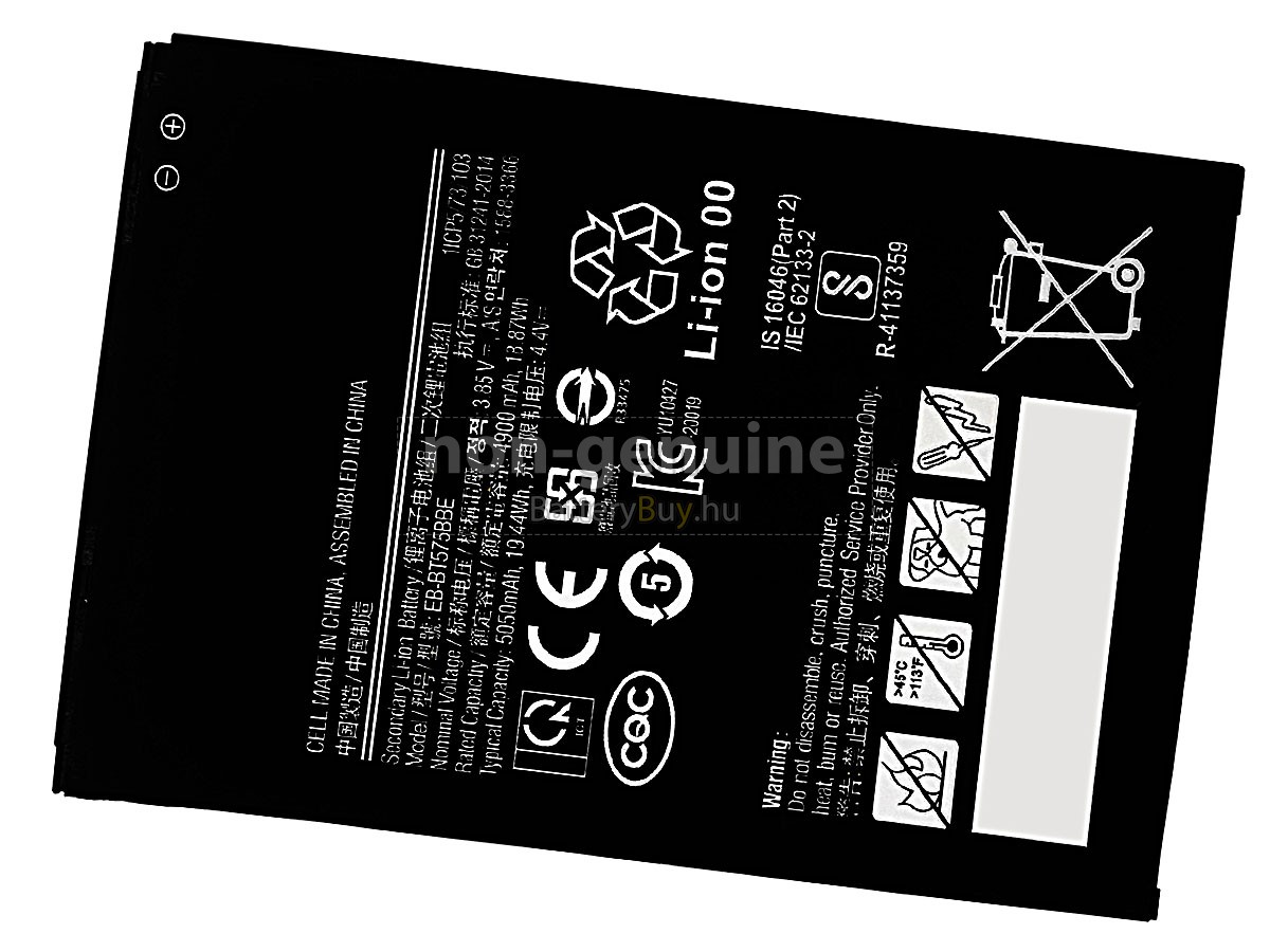 Samsung EB-BT575BBE helyettesítő akkumulátor