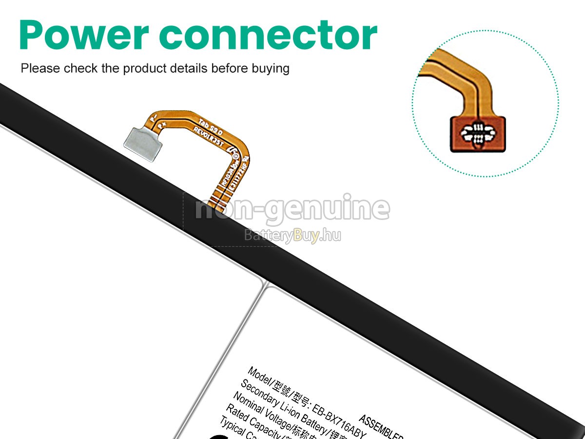 Samsung TAB S9 11 2023 helyettesítő akkumulátor