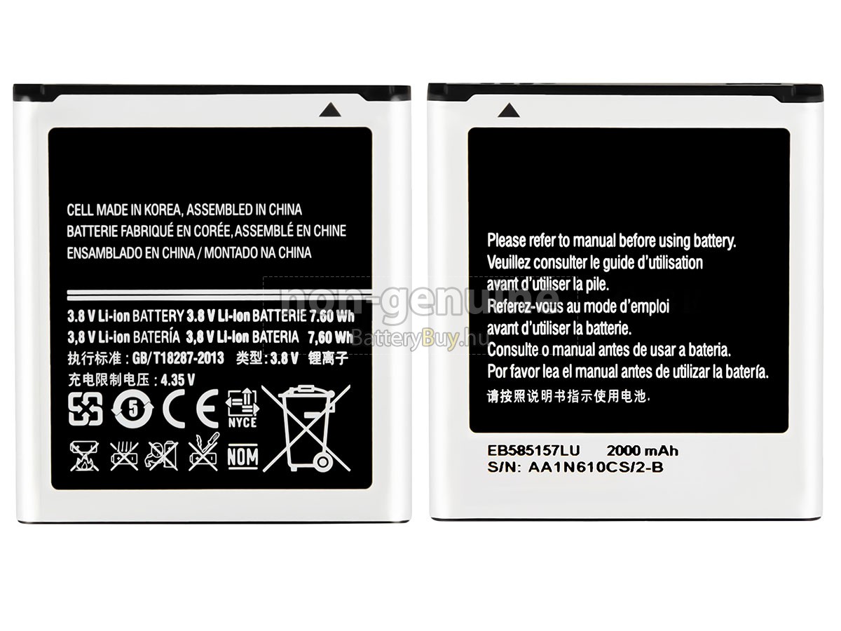 Samsung EB585157LU helyettesítő akkumulátor