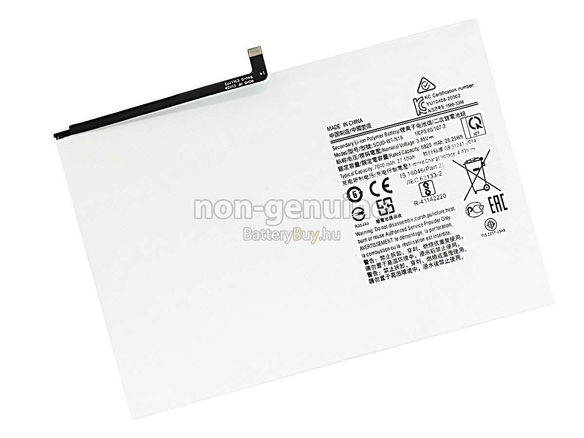 Samsung Galaxy TAB A7 10.4 2020 helyettesítő akkumulátor