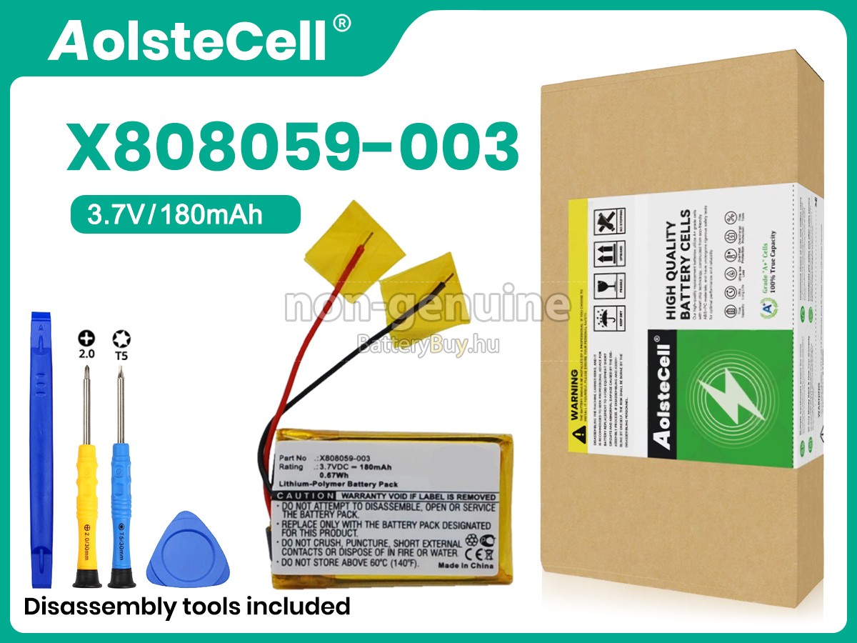 Sennheiser ZX-6000 helyettesítő akkumulátor