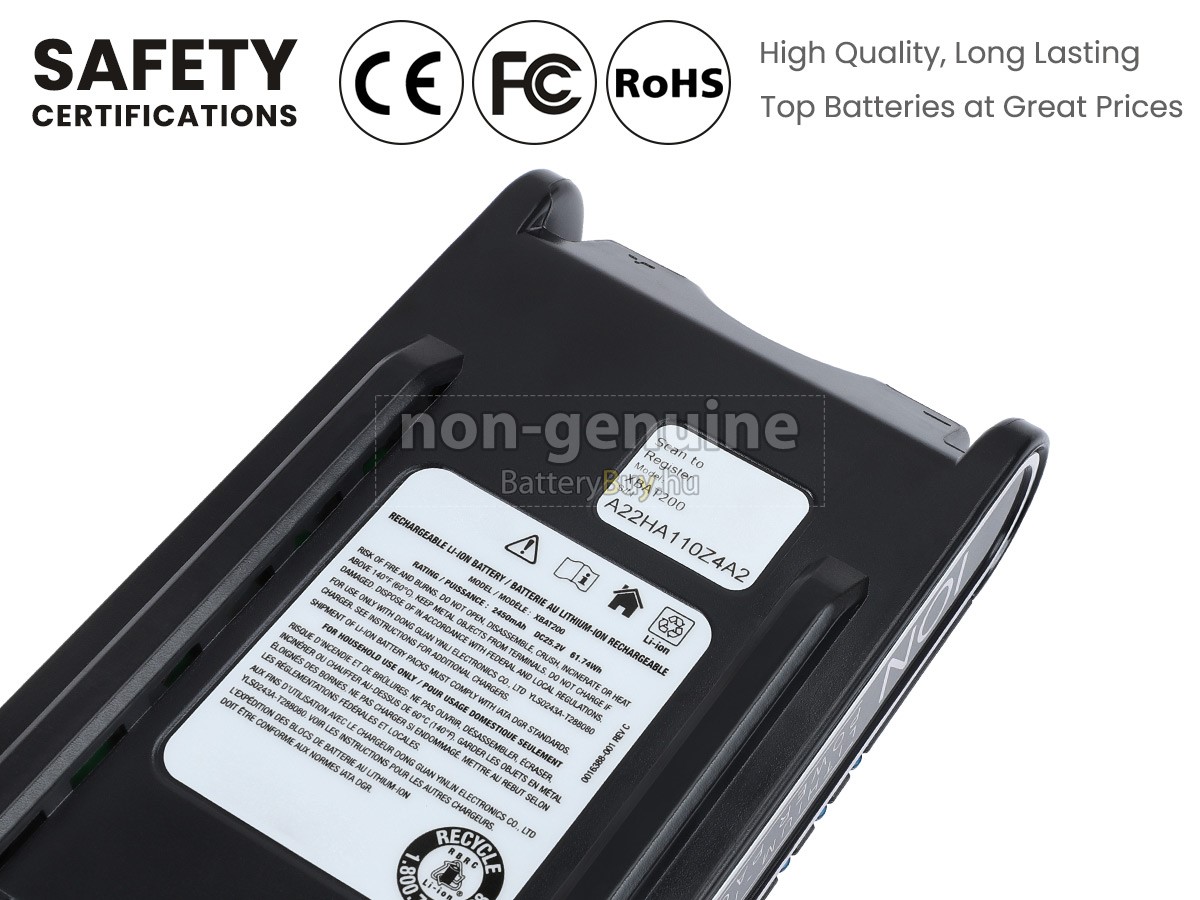 Shark ION X40 helyettesítő akkumulátor