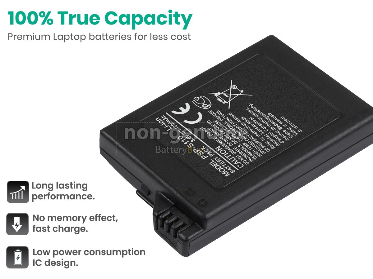 Sony PSP-S110 helyettesítő akkumulátor