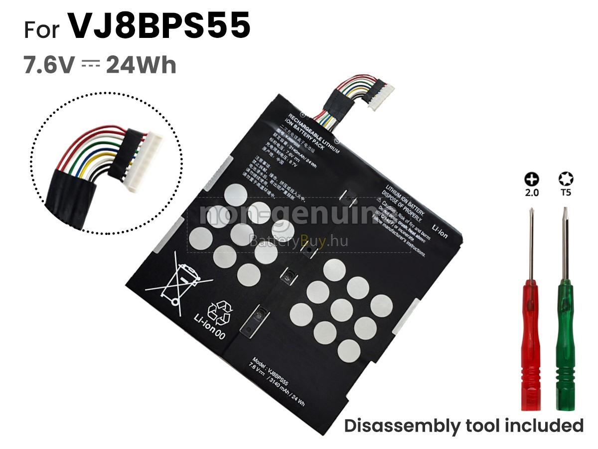 Sony VJ8BPS55 helyettesítő akkumulátor