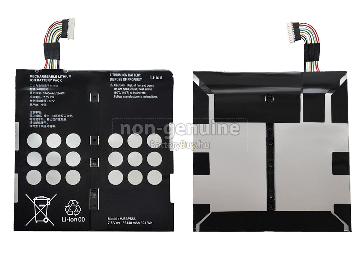 Sony VJ8BPS55 helyettesítő akkumulátor