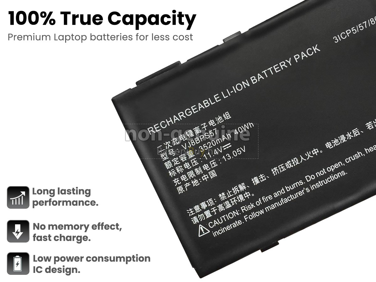 Sony VJ8BPS57 helyettesítő akkumulátor