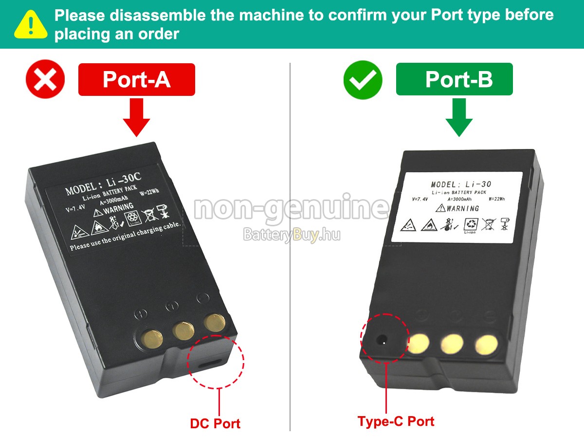 South NTS-342G helyettesítő akkumulátor