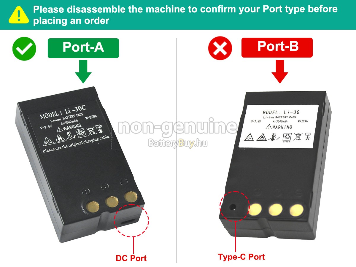 South NTS-342G helyettesítő akkumulátor