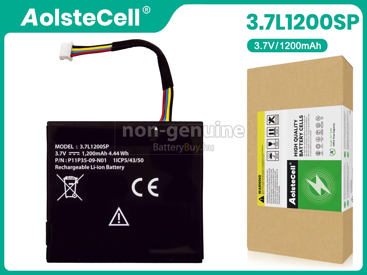 Texas Instruments 3.7L1200SP helyettesítő akkumulátor