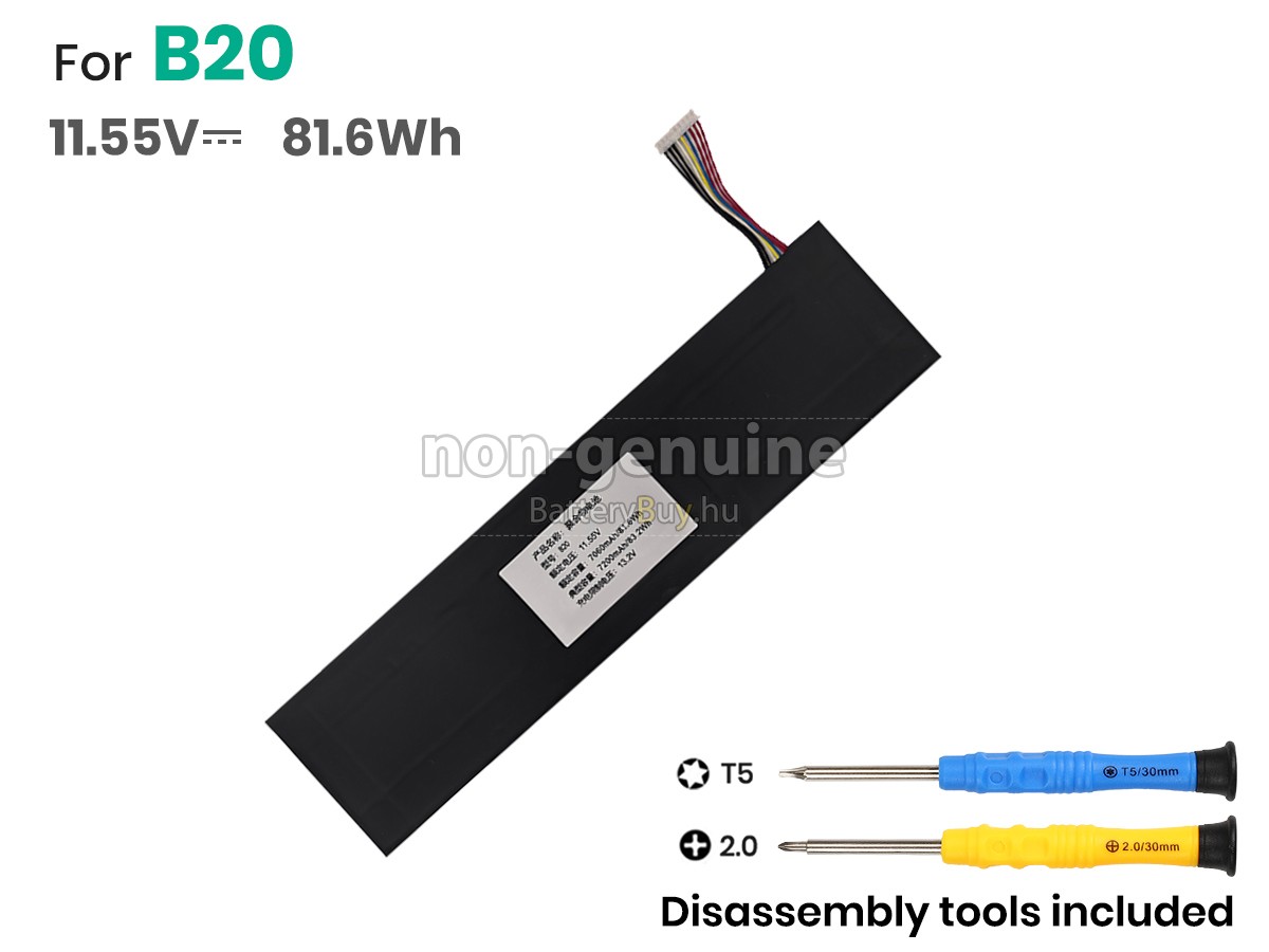 TongfangPC B20-7A helyettesítő akkumulátor