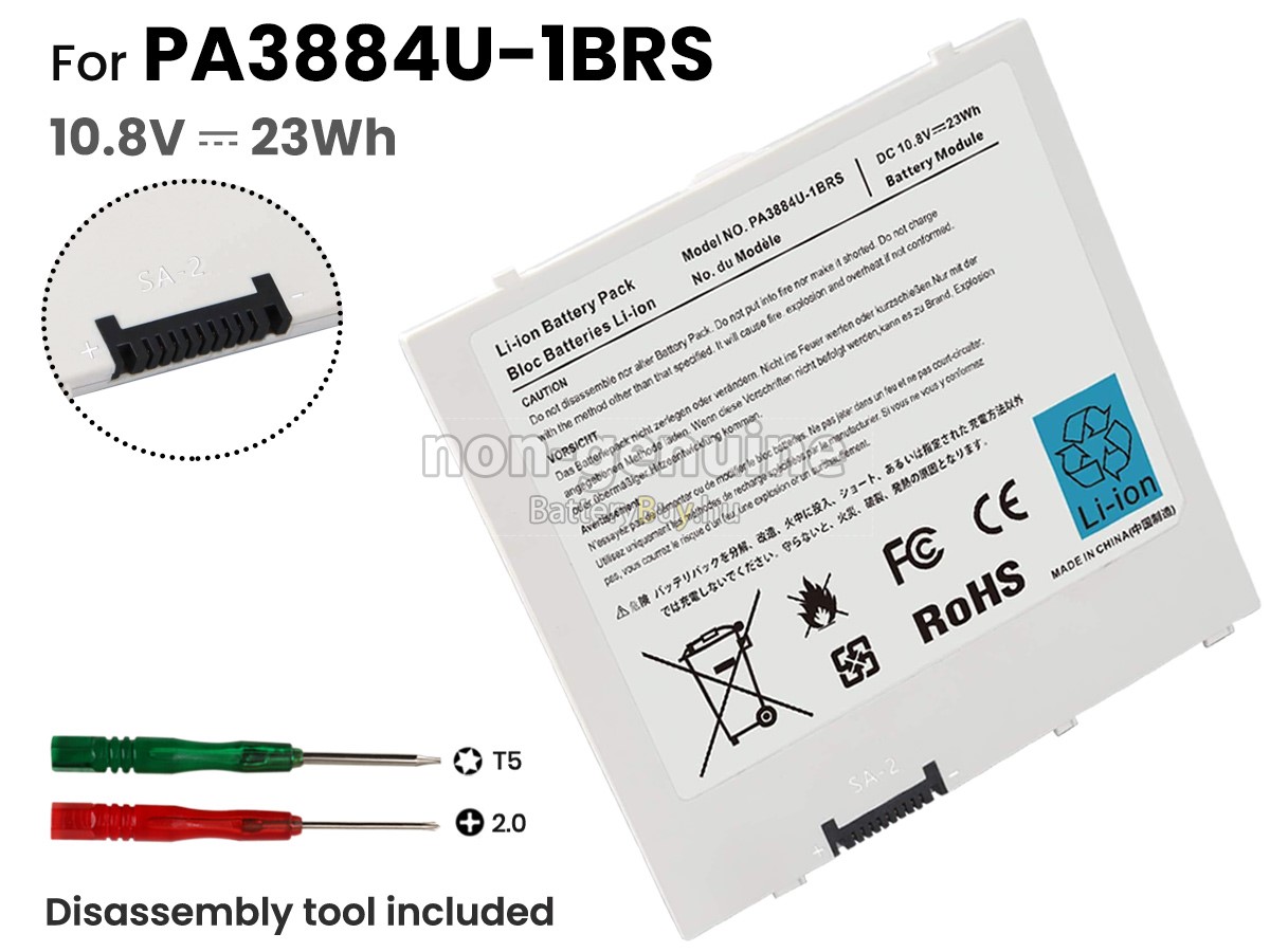 Toshiba PA3884U-1BRS helyettesítő akkumulátor