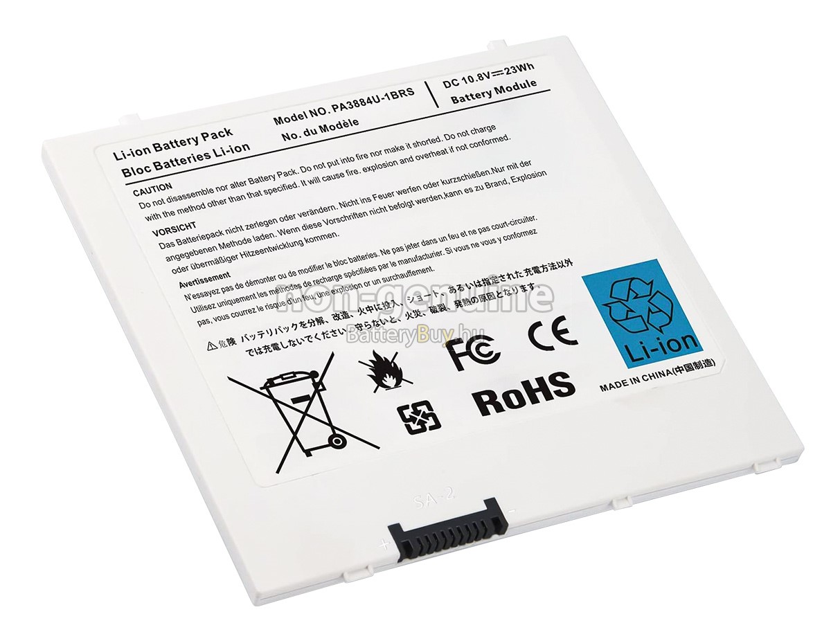 Toshiba PA3884U-1BRS helyettesítő akkumulátor
