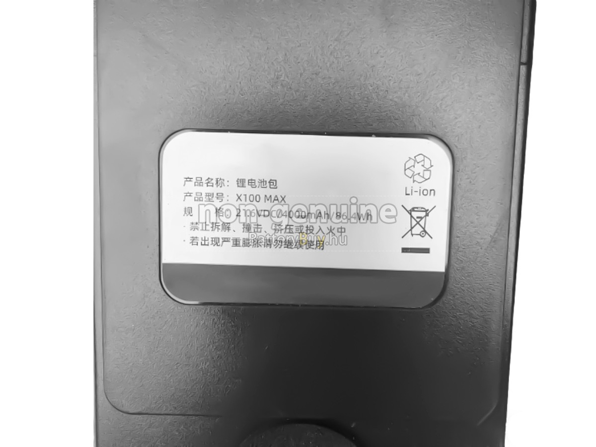 UWANT X100 MAX helyettesítő akkumulátor