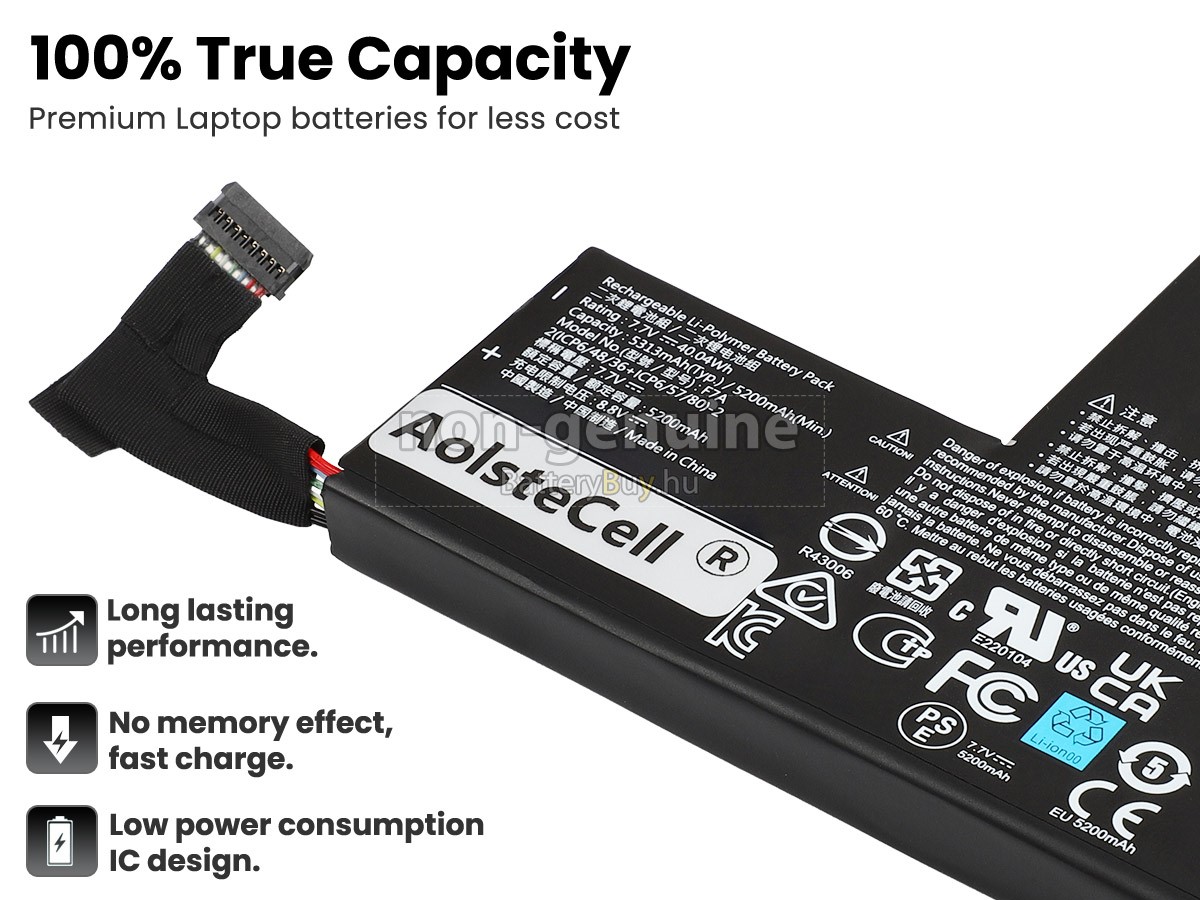 Valve AHA42226009 helyettesítő akkumulátor