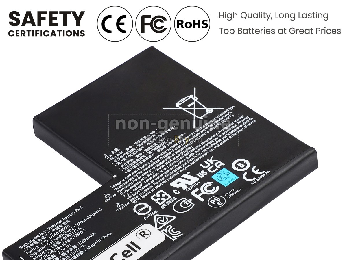 Valve AHA42226009 helyettesítő akkumulátor