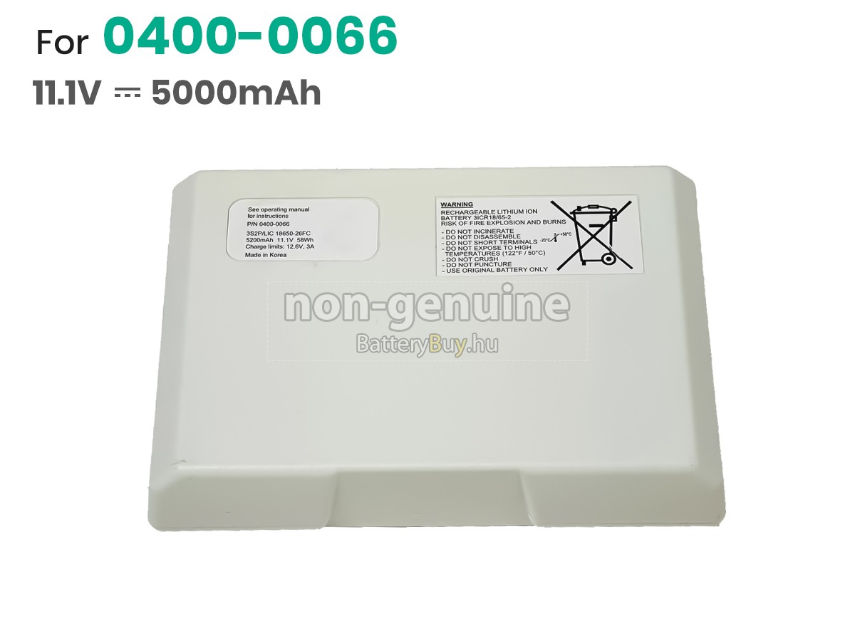 Verathon 0400-0066 helyettesítő akkumulátor