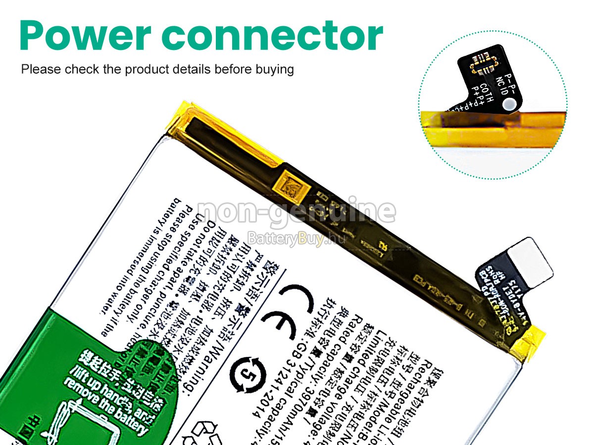 Vivo V23E helyettesítő akkumulátor