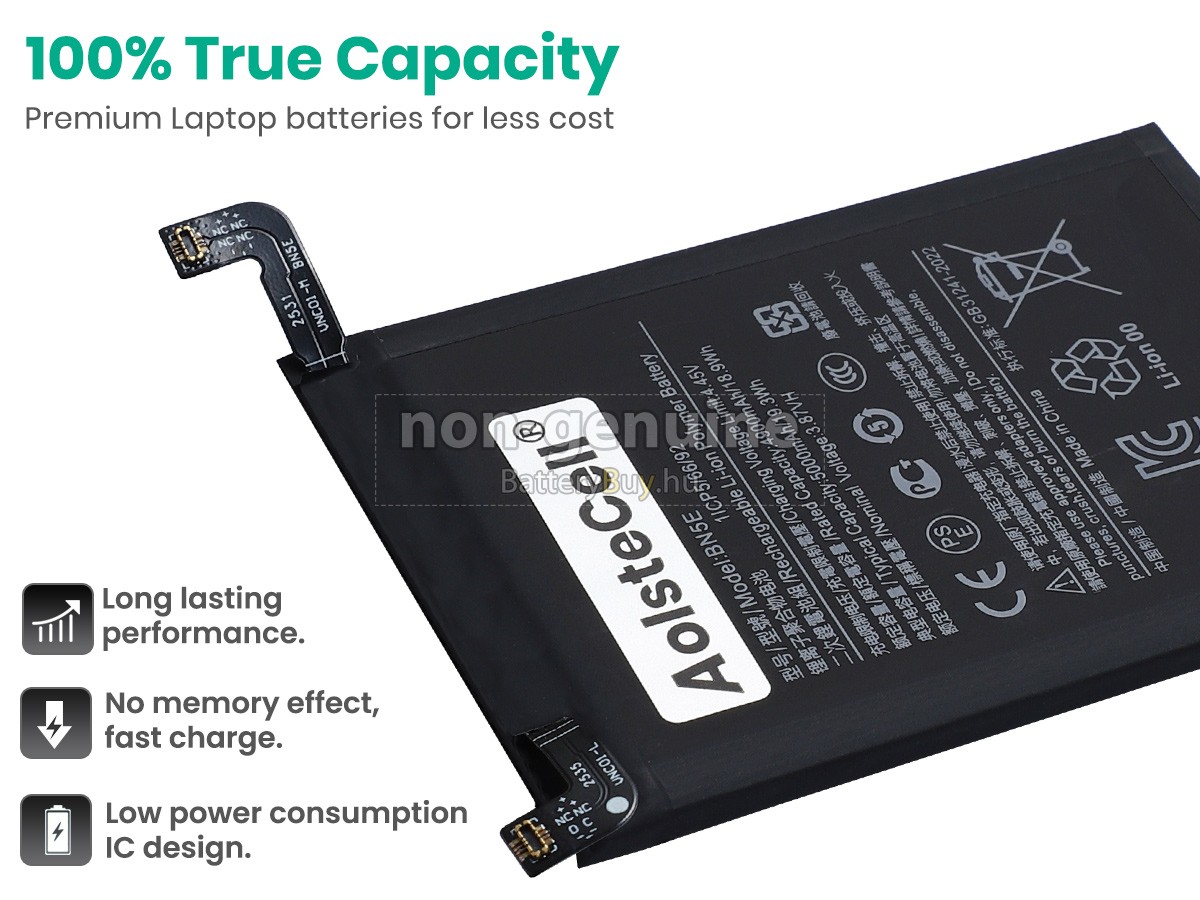 XiaoMi 2201116PG helyettesítő akkumulátor