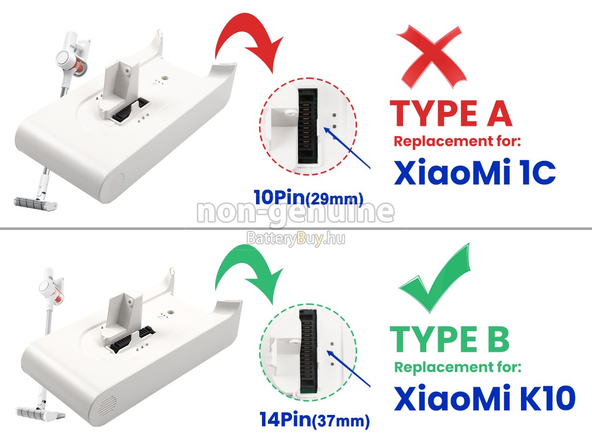 XiaoMi K10 helyettesítő akkumulátor