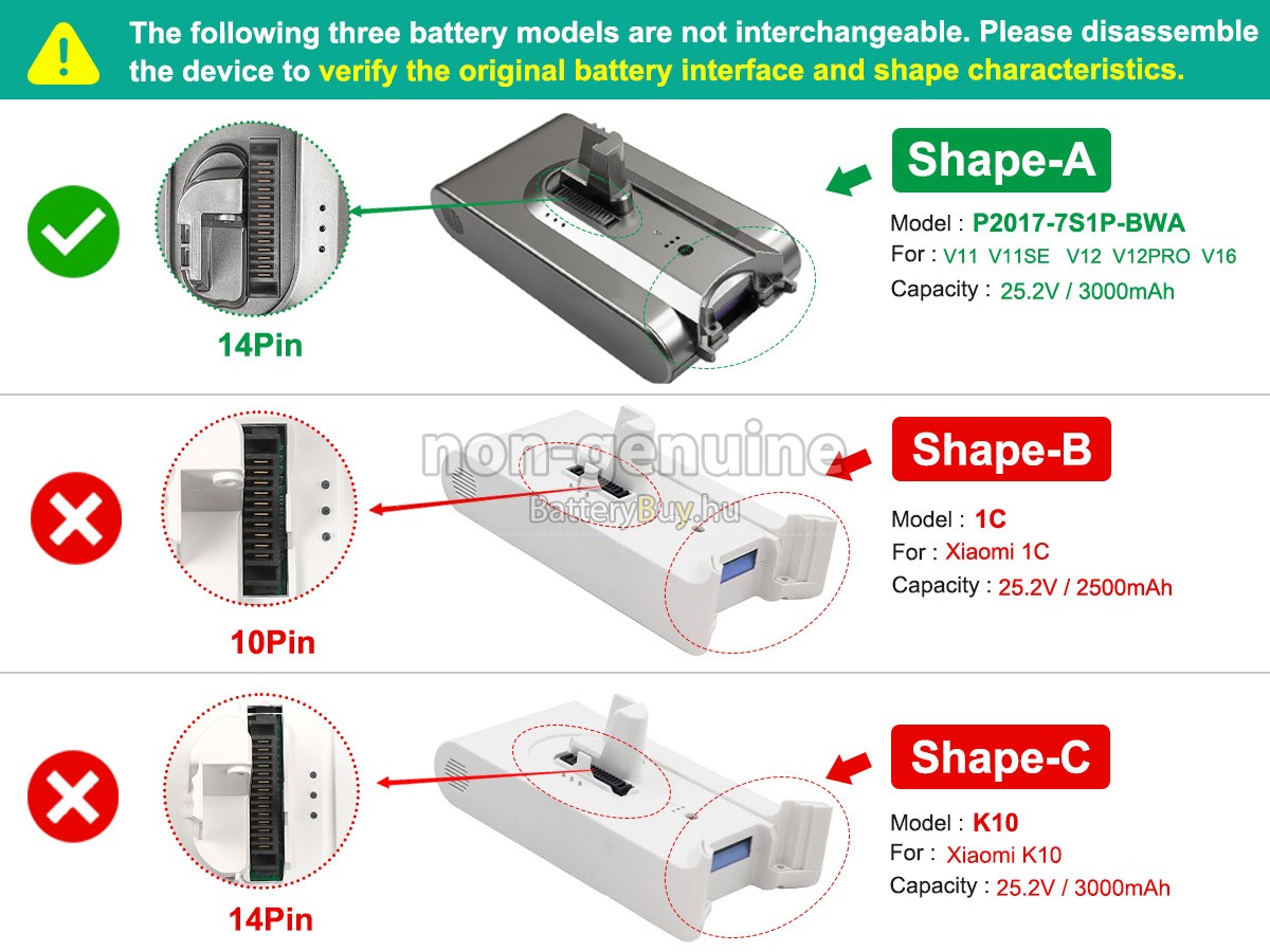 XiaoMi P2017-7S1P-BWA helyettesítő akkumulátor