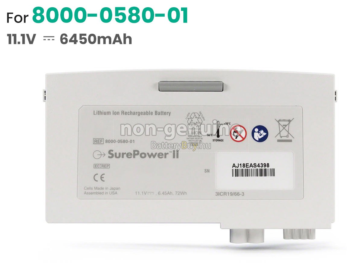 ZOLL PROPAQ MD helyettesítő akkumulátor