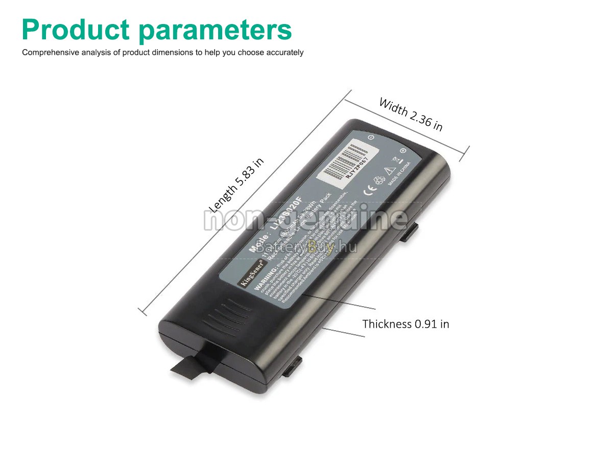 Zondan LI23S020F helyettesítő akkumulátor